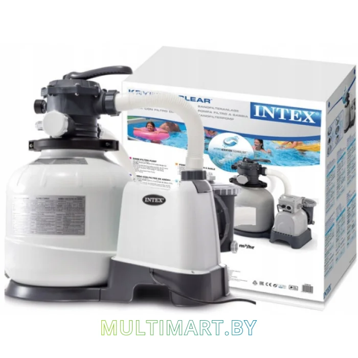 Песочный фильтр-насос Intex Krystal Clear (10500 л/ч)